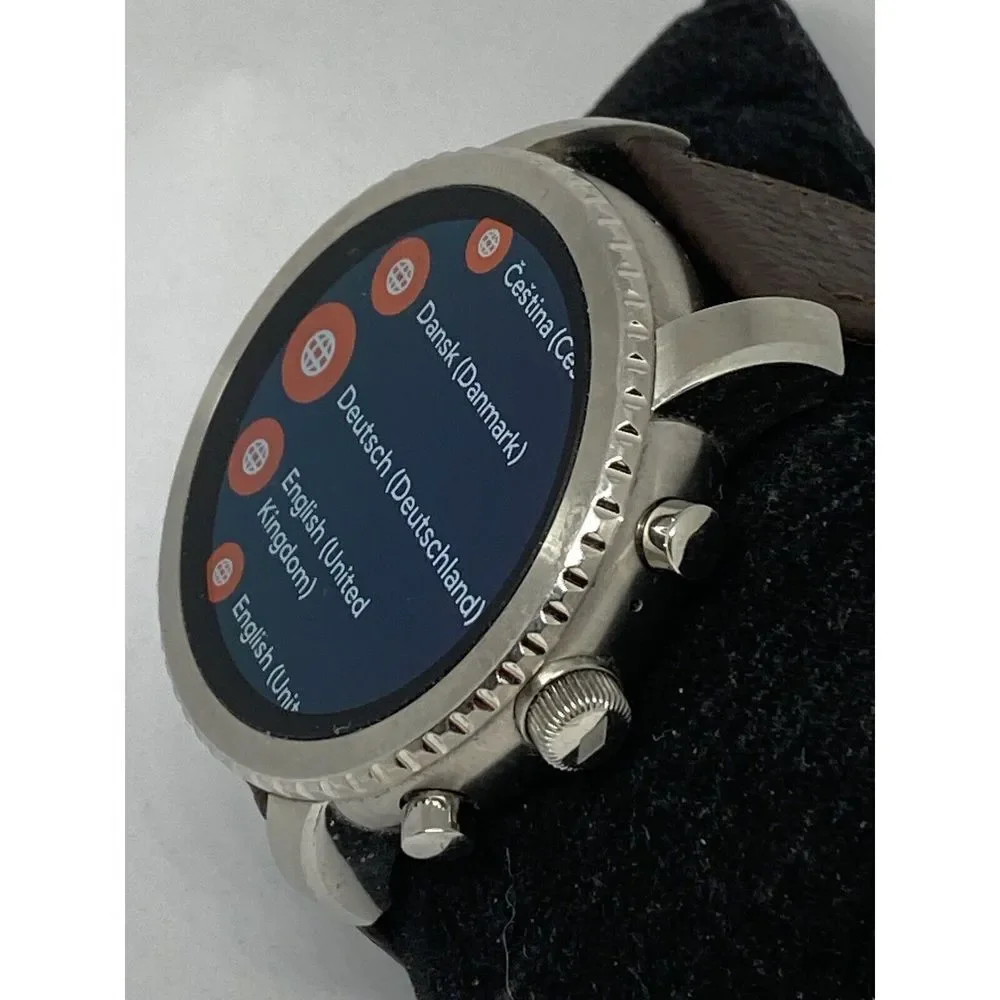 Fossil Gen 3 Authentic Genuine Smart Watch Custom Band FTW4000 LT78 - Picture 4 of 12